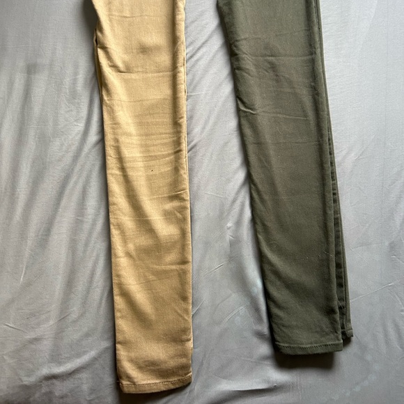 Tan and Dark Green Pants - Picture 4 of 10